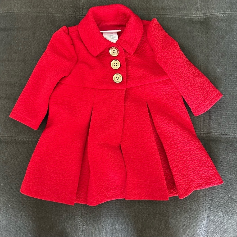 Stylish Red Kids Coat